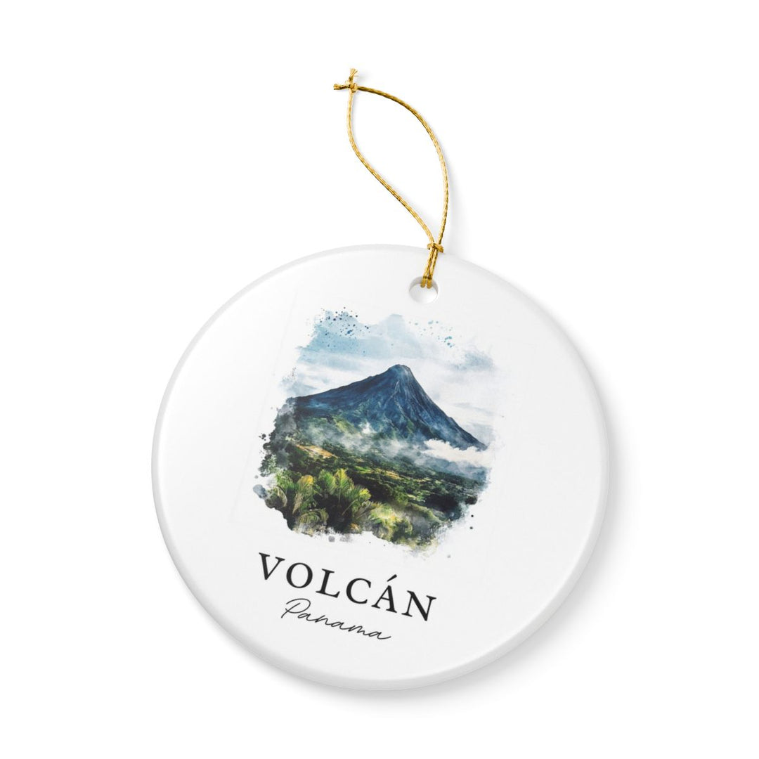 Volcán Panama Ornament: Unique Volcán Panama Souvenir, Volcán Panama Xmas Decor, and Authentic Volcán Panama Gift