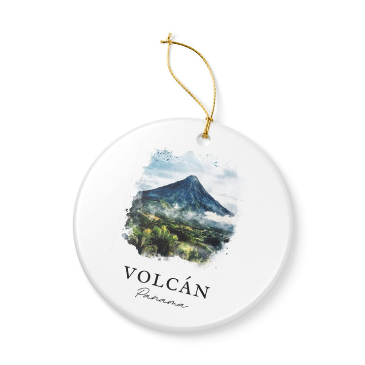 Volcán Panama Ornament: Unique Volcán Panama Souvenir, Volcán Panama Xmas Decor, and Authentic Volcán Panama Gift