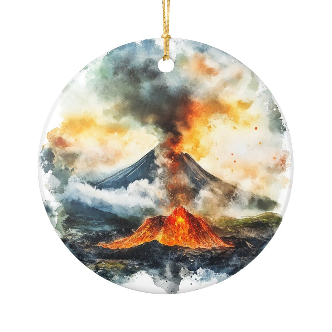 Volcano Village Hawaii USA Ornament: Unique Volcano Village Souvenir, Volcano Village Hawaii Xmas Decor, and Authentic Volcano Village Gift