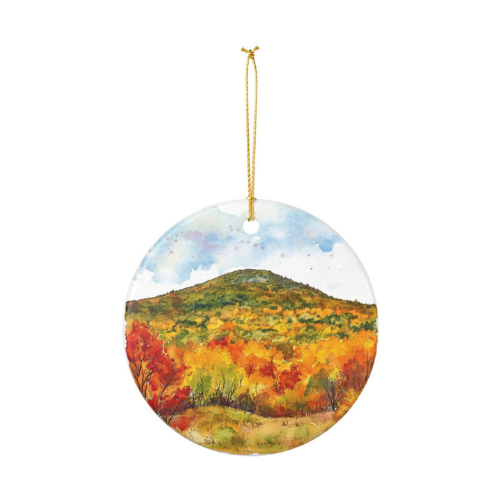 Wachusett Mountain Ornament: Unique Wachusett Mountain Souvenir, Wachusett Mountain Xmas Decor, and Authentic Wachusett Mountain Gift