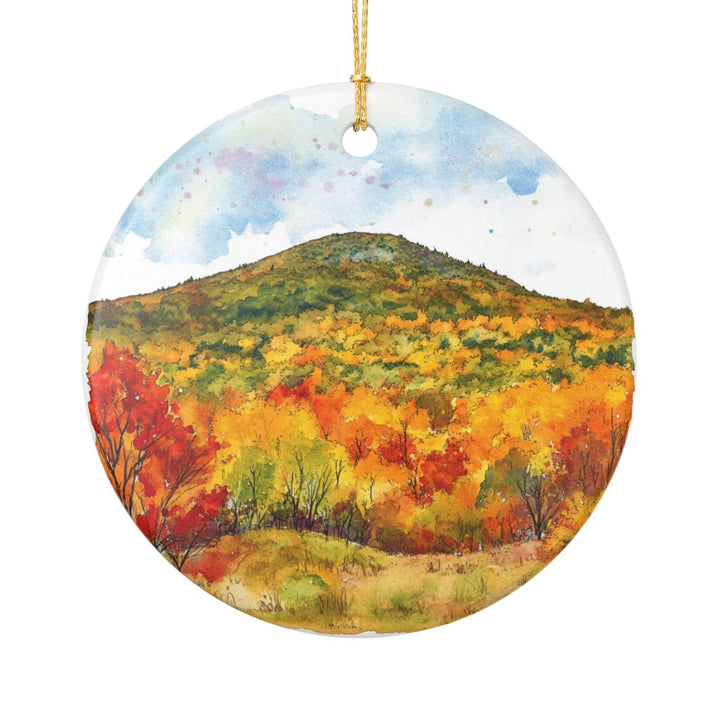 Wachusett Mountain Ornament: Unique Wachusett Mountain Souvenir, Wachusett Mountain Xmas Decor, and Authentic Wachusett Mountain Gift
