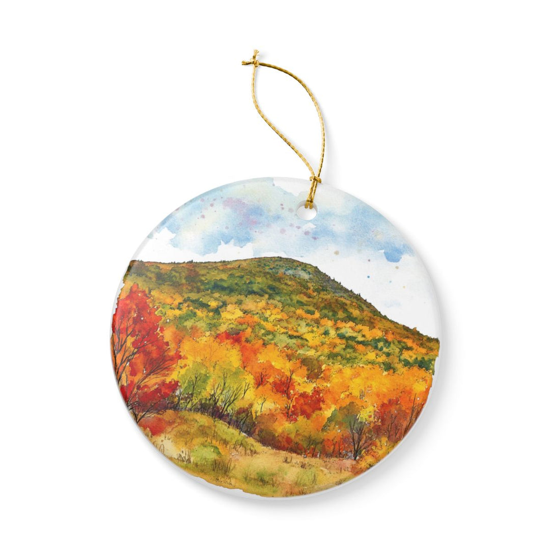 Wachusett Mountain Ornament: Unique Wachusett Mountain Souvenir, Wachusett Mountain Xmas Decor, and Authentic Wachusett Mountain Gift