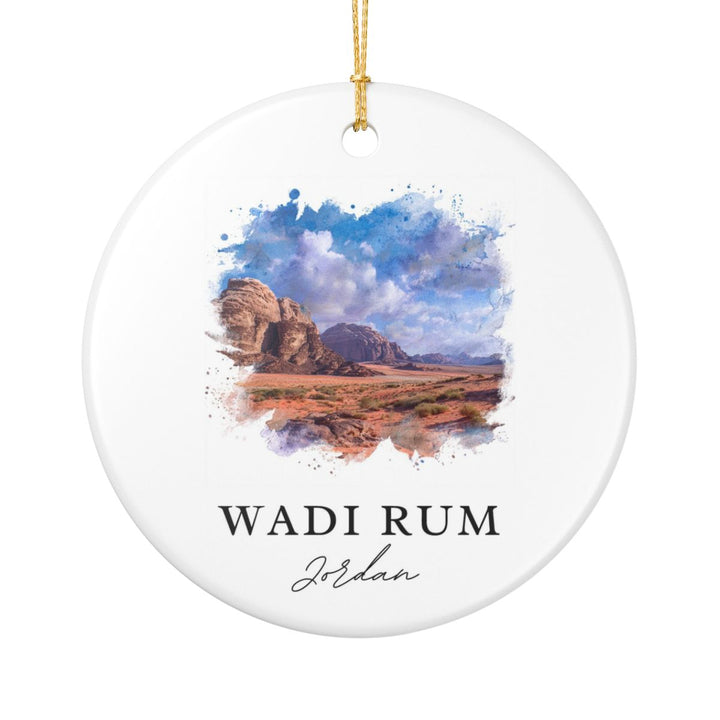 Wadi Rum Ornament: Unique Wadi Rum Souvenir, Wadi Rum Xmas Decor, and Authentic Wadi Rum Gift