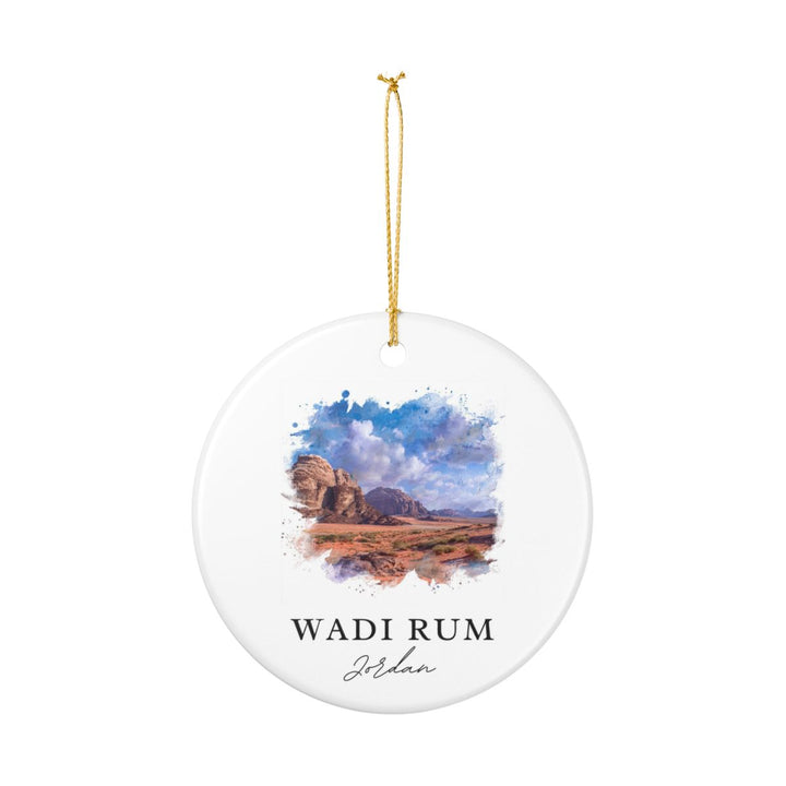 Wadi Rum Ornament: Unique Wadi Rum Souvenir, Wadi Rum Xmas Decor, and Authentic Wadi Rum Gift