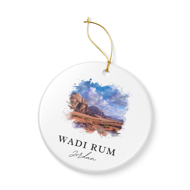 Wadi Rum Ornament: Unique Wadi Rum Souvenir, Wadi Rum Xmas Decor, and Authentic Wadi Rum Gift