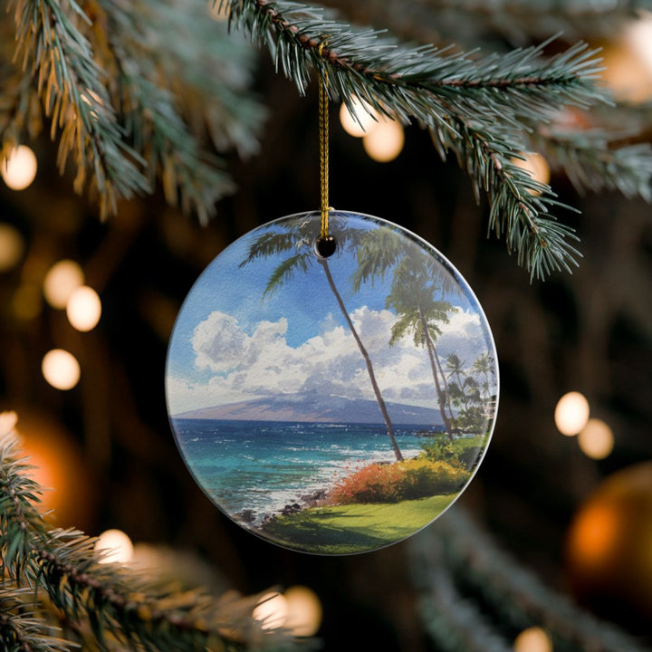 Wailea Hawaii Ornament: Unique Wailea Souvenir, Wailea Hawaii Xmas Decor, and Authentic Wailea Gift