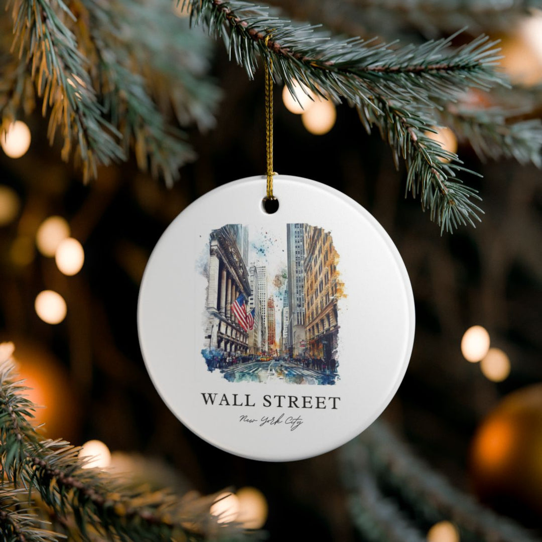Wall Street New York Ornament | Christmas Travel Souvenir Gift