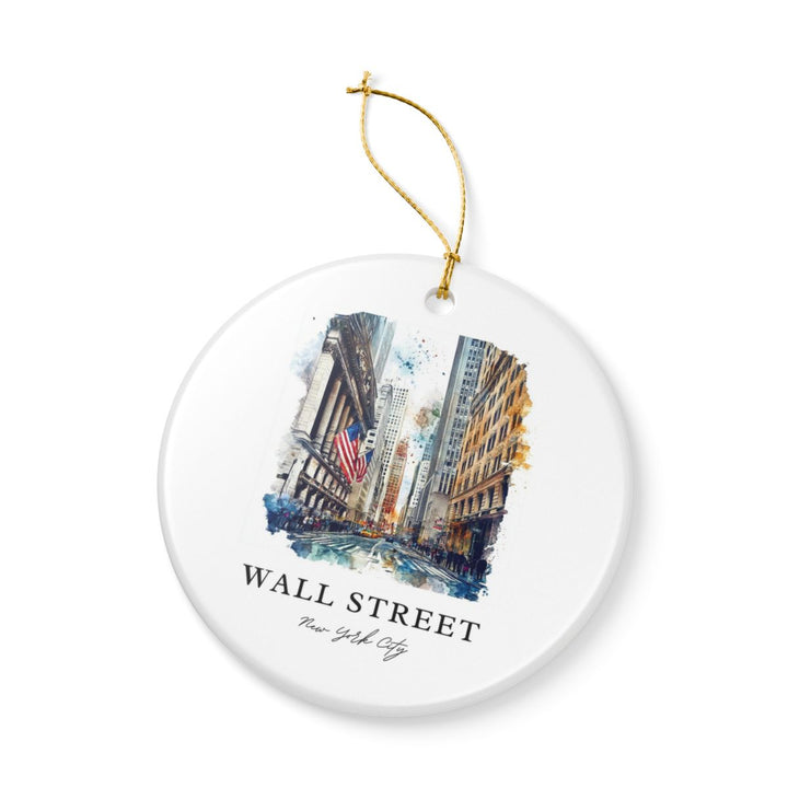 Wall Street New York Ornament | Christmas Travel Souvenir Gift