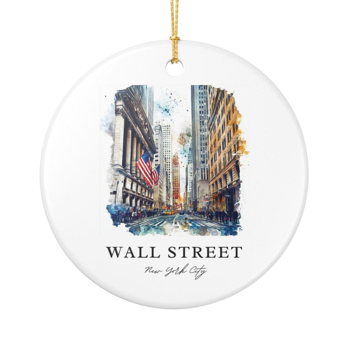 Wall Street New York Ornament | Christmas Travel Souvenir Gift