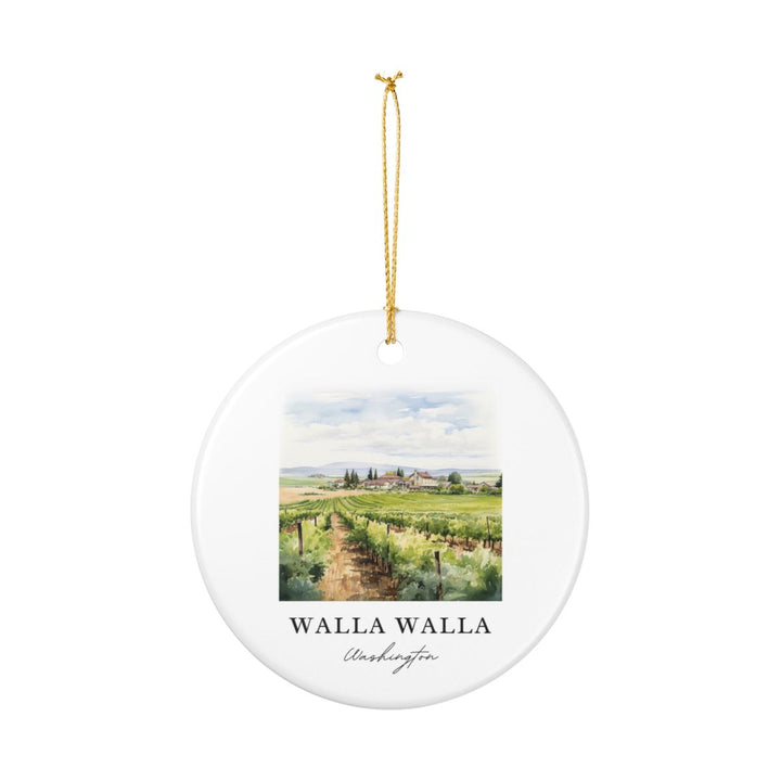 Walla Walla Wineries Washington Ornament: Unique Walla Walla Wineries Souvenir, Walla Walla Wineries Washington Xmas Decor