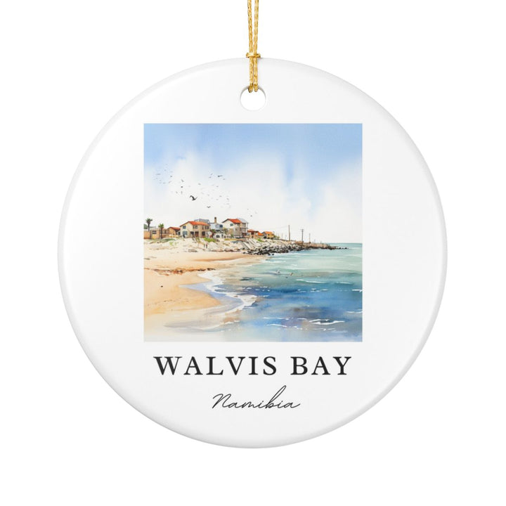 Walvis Bay Namibia Ornament: Unique Walvis Bay Souvenir, Walvis Bay Namibia Xmas Decor, and Authentic Walvis Bay Gift