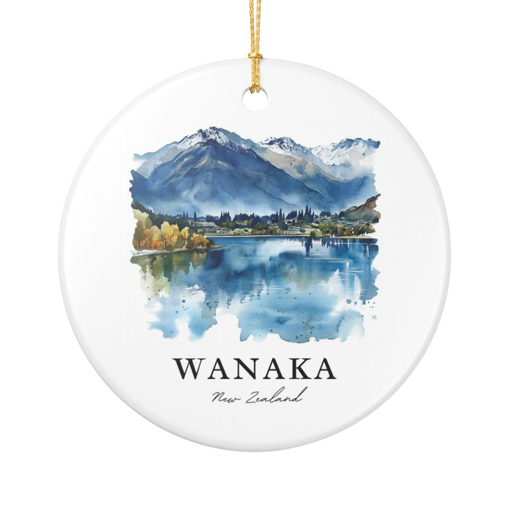 Wanaka New Zealand Ornament: Unique Wanaka New Zealand Souvenir, Wanaka New Zealand Xmas Decor, and Authentic Wanaka New Zealand Gift