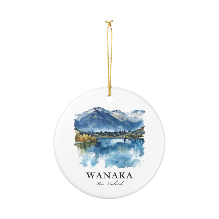 Wanaka New Zealand Ornament: Unique Wanaka New Zealand Souvenir, Wanaka New Zealand Xmas Decor, and Authentic Wanaka New Zealand Gift