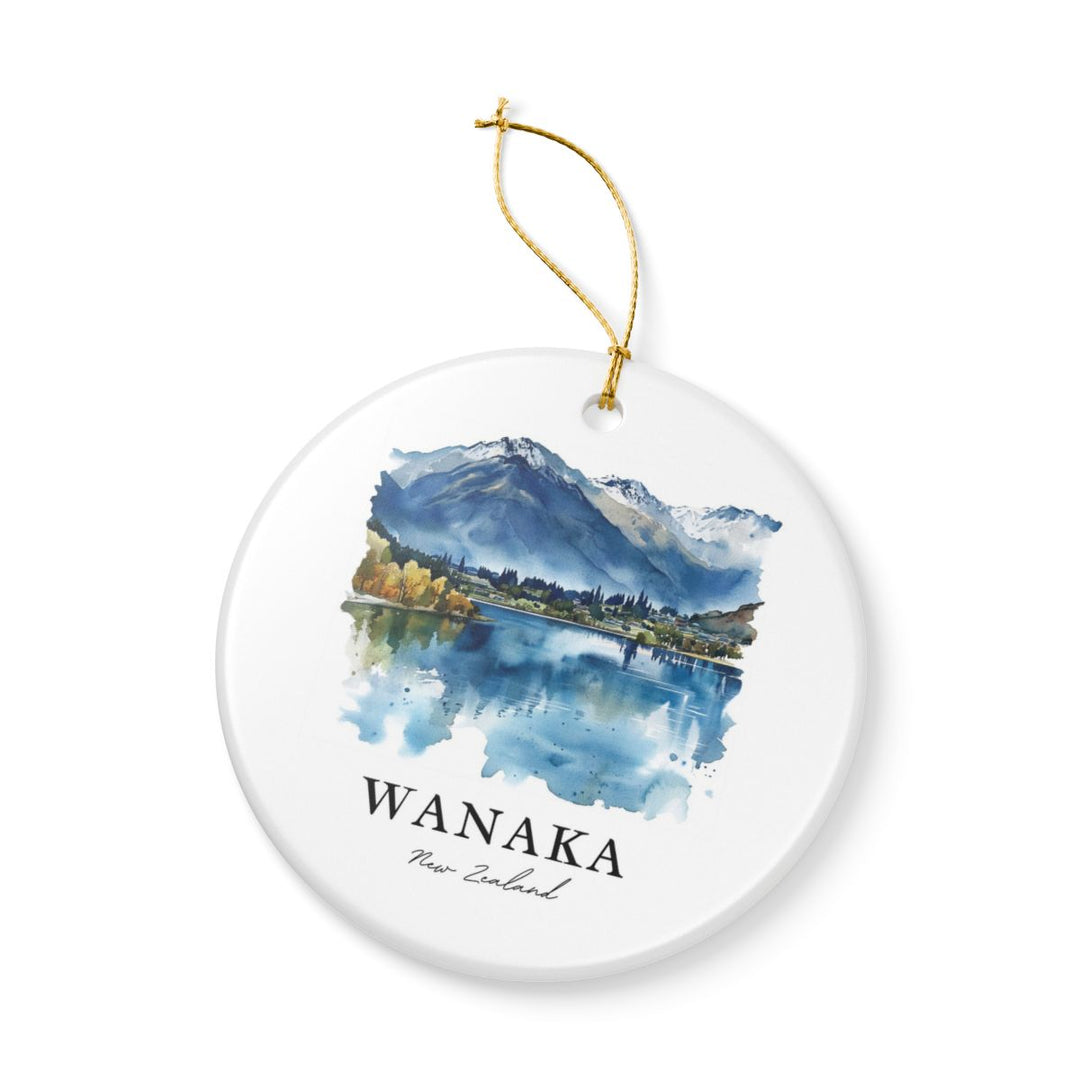 Wanaka New Zealand Ornament: Unique Wanaka New Zealand Souvenir, Wanaka New Zealand Xmas Decor, and Authentic Wanaka New Zealand Gift