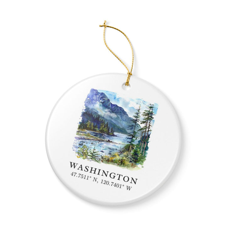 Washington State Ornament | Christmas Travel Souvenir Gift
