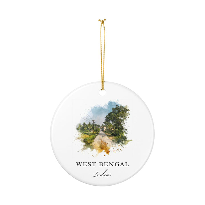 West Bengal India Ornament: Unique West Bengal Souvenir, West Bengal India Xmas Decor, and Authentic West Bengal Gift
