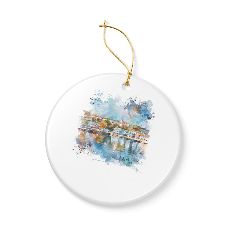Westerly RI Rhode Island Ornament: Unique Westerly Souvenir, Westerly Rhode Island Xmas Decor, and Authentic Westerly Gift