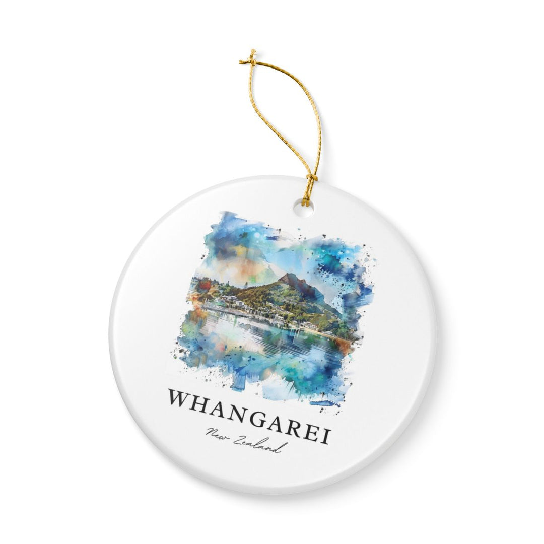 Whangarei New Zealand Ornament: Unique Whangarei Souvenir, Whangarei New Zealand Xmas Decor, and Authentic Whangarei Gift