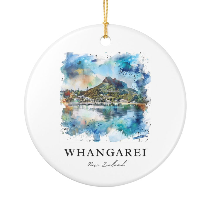 Whangarei New Zealand Ornament: Unique Whangarei Souvenir, Whangarei New Zealand Xmas Decor, and Authentic Whangarei Gift