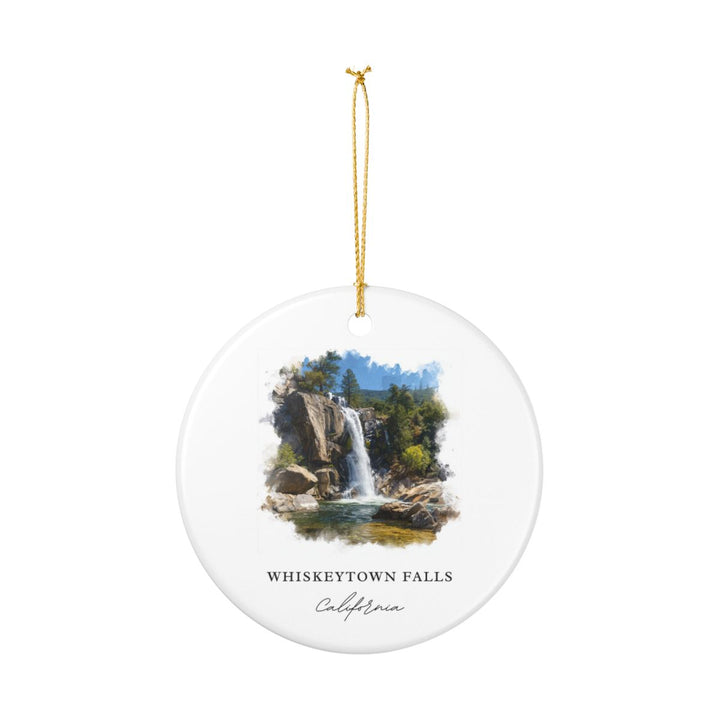 Whiskeytown Falls California USA Ornament: Unique Whiskeytown Falls Souvenir, Whiskeytown Falls Xmas Decor, and Authentic Whiskeytown Falls Gift