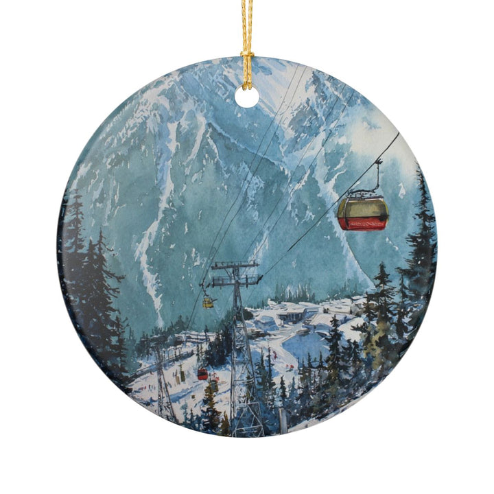 Whistler British Columbia Ornament: Unique Whistler British Columbia Souvenir, Whistler British Columbia Xmas Decor