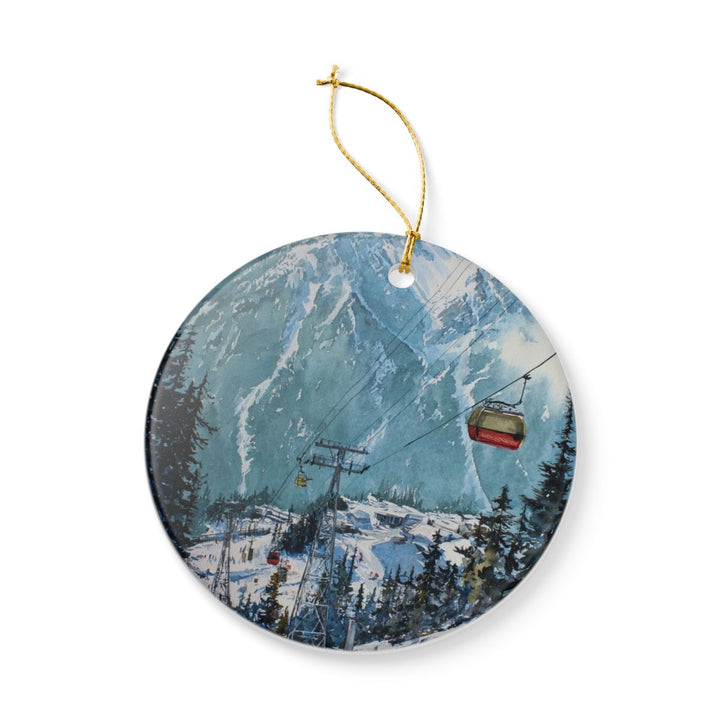 Whistler British Columbia Ornament: Unique Whistler British Columbia Souvenir, Whistler British Columbia Xmas Decor