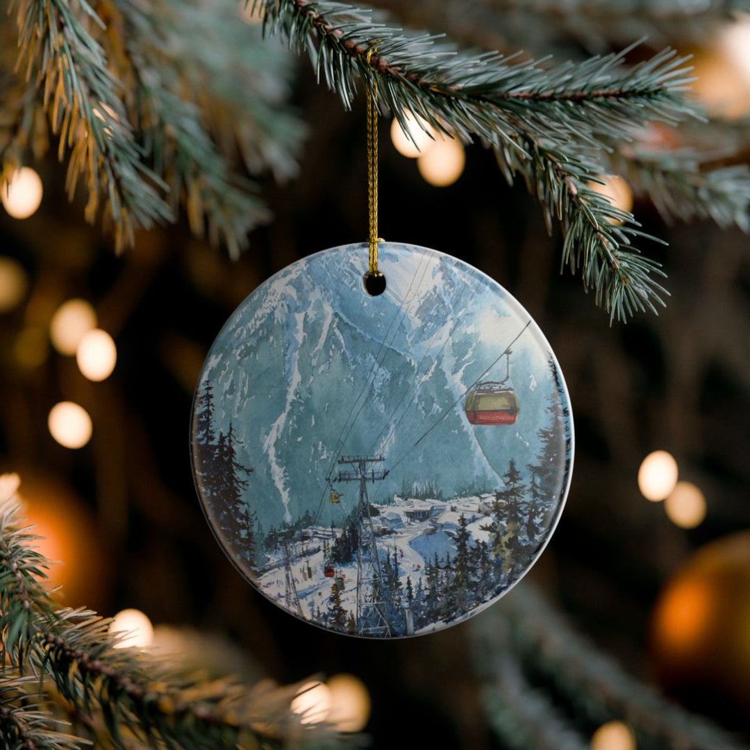 Whistler British Columbia Ornament: Unique Whistler British Columbia Souvenir, Whistler British Columbia Xmas Decor