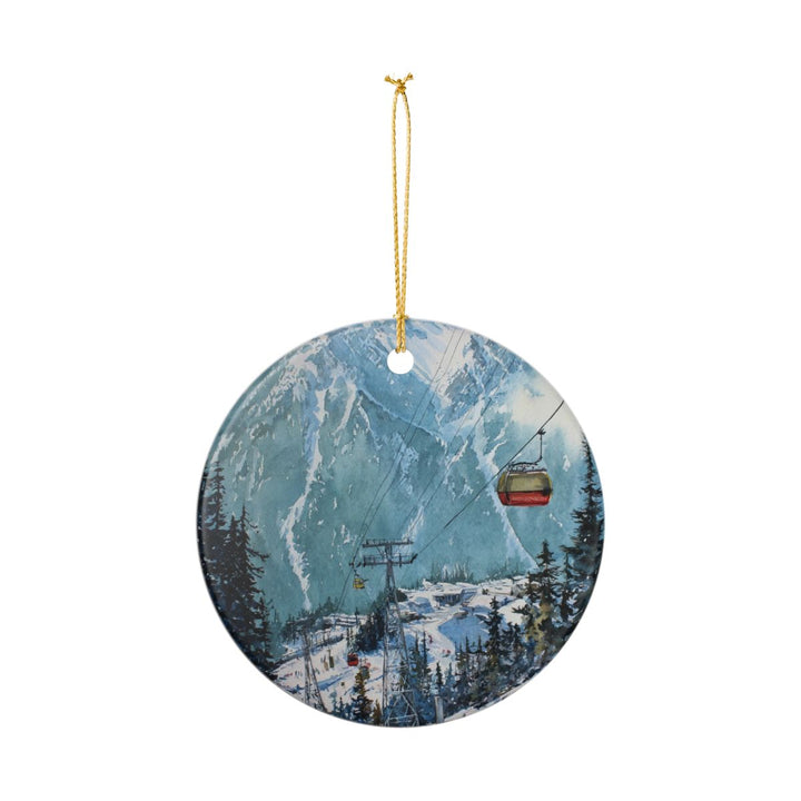 Whistler British Columbia Ornament: Unique Whistler British Columbia Souvenir, Whistler British Columbia Xmas Decor