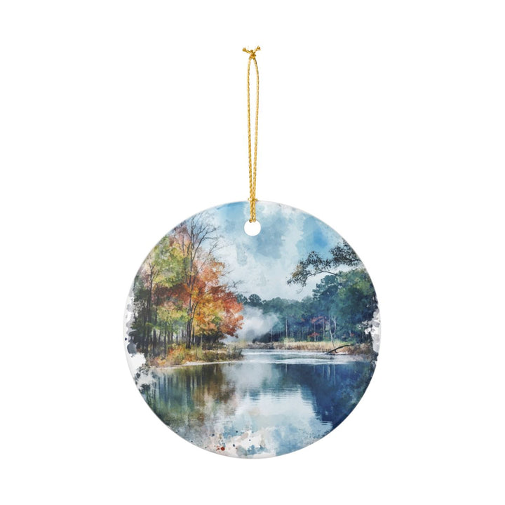 White River Ornament: Unique White River Souvenir, White River Xmas Decor, and Authentic White River Gift