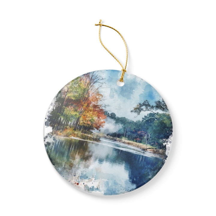 White River Ornament: Unique White River Souvenir, White River Xmas Decor, and Authentic White River Gift