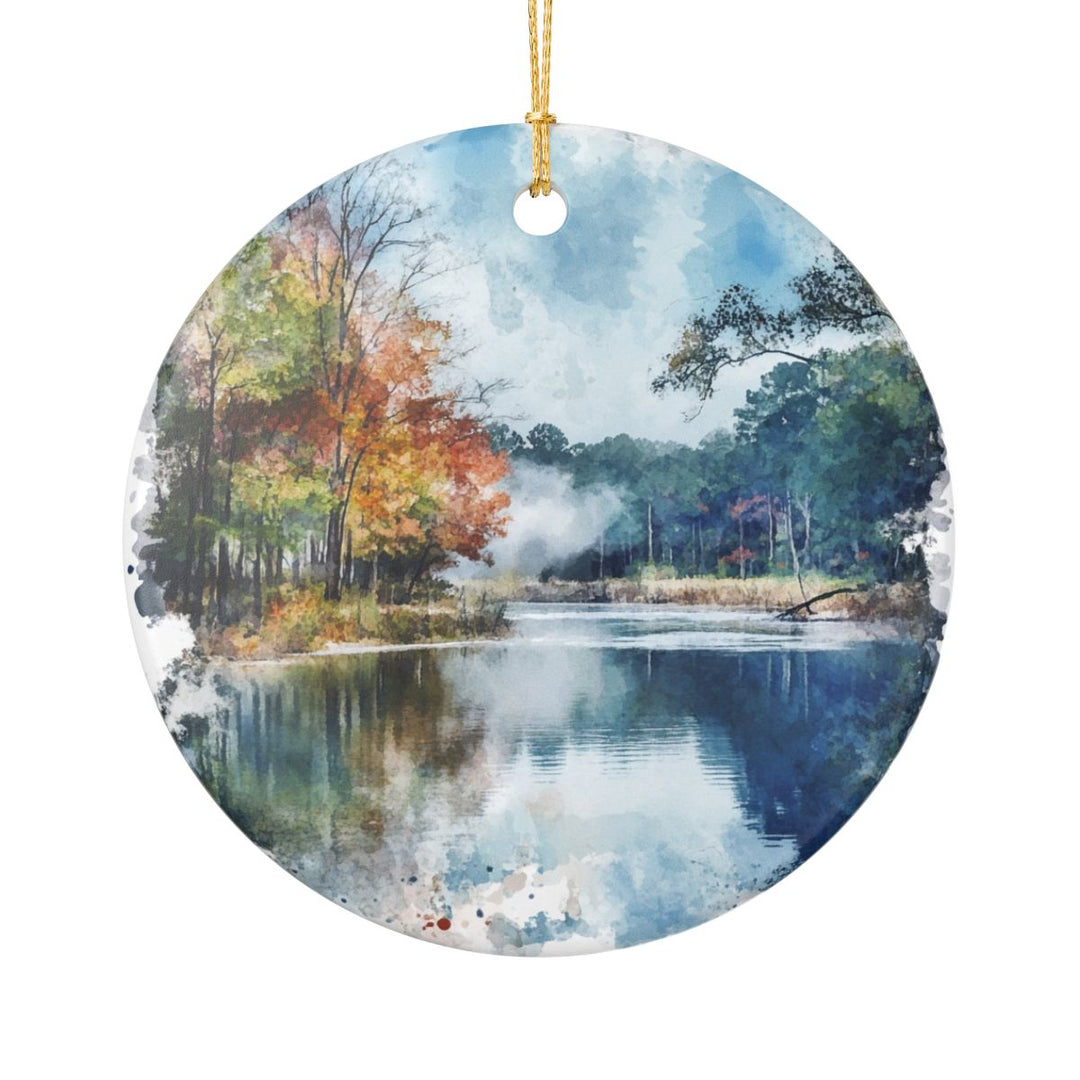 White River Ornament: Unique White River Souvenir, White River Xmas Decor, and Authentic White River Gift