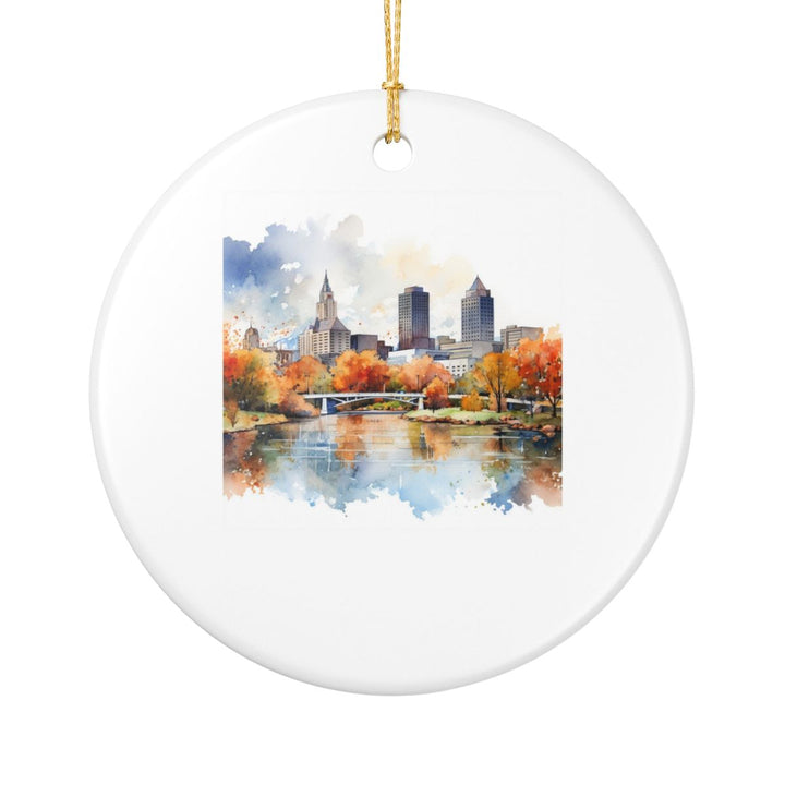Wichita Kansas Kansas Ornament: Unique Wichita Souvenir, Wichita Kansas Xmas Decor, and Authentic Wichita Gift