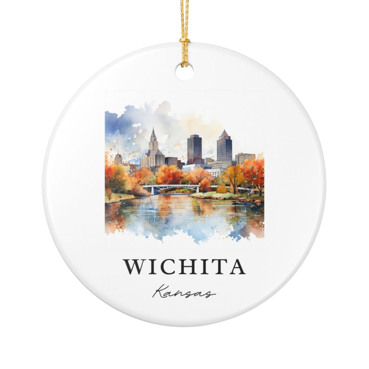 Wichita Kansas Ornament | Christmas Travel Souvenir Gift