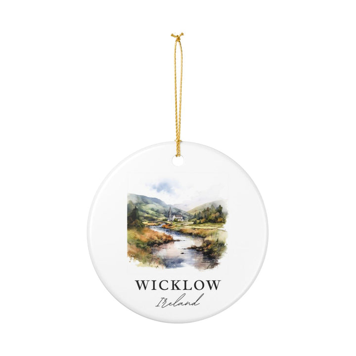 Wicklow Ireland Ornament: Unique Wicklow Souvenir, Wicklow Ireland Xmas Decor, and Authentic Wicklow Gift