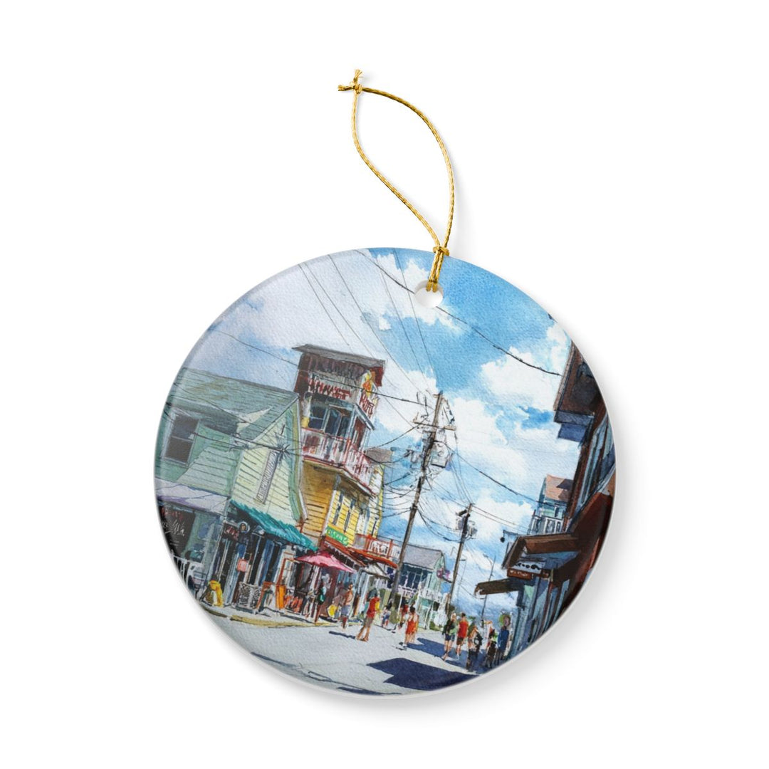 Wildwood NJ Ornament: Unique Wildwood Souvenir, Wildwood New Jersey Xmas Decor, and Authentic Wildwood Gift