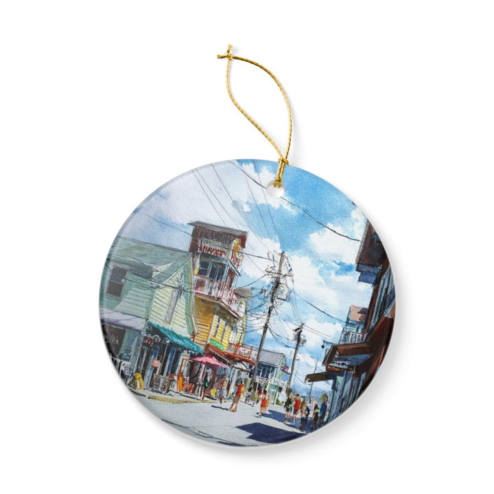 Wildwood NJ Ornament: Unique Wildwood Souvenir, Wildwood New Jersey Xmas Decor, and Authentic Wildwood Gift