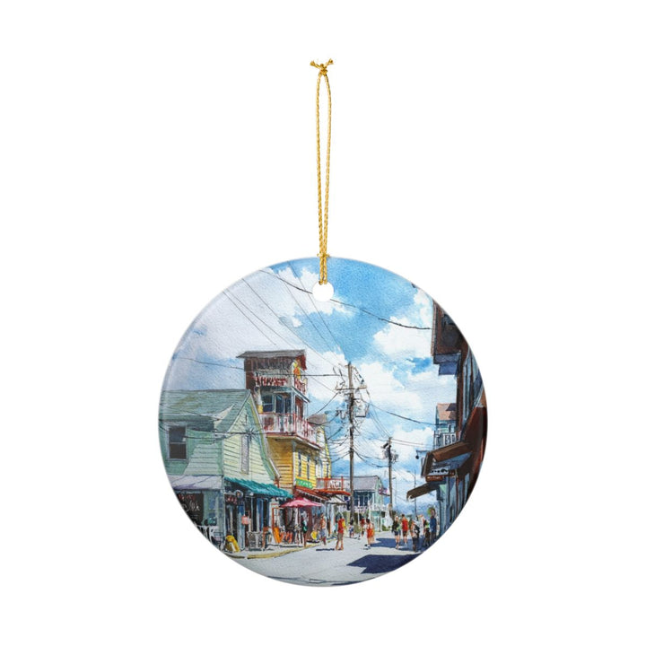 Wildwood NJ Ornament: Unique Wildwood Souvenir, Wildwood New Jersey Xmas Decor, and Authentic Wildwood Gift
