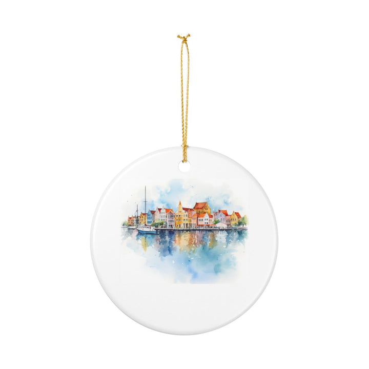 Willemstad Curacao Ornament: Unique Willemstad Souvenir, Willemstad Curacao Xmas Decor, and Authentic Willemstad Gift