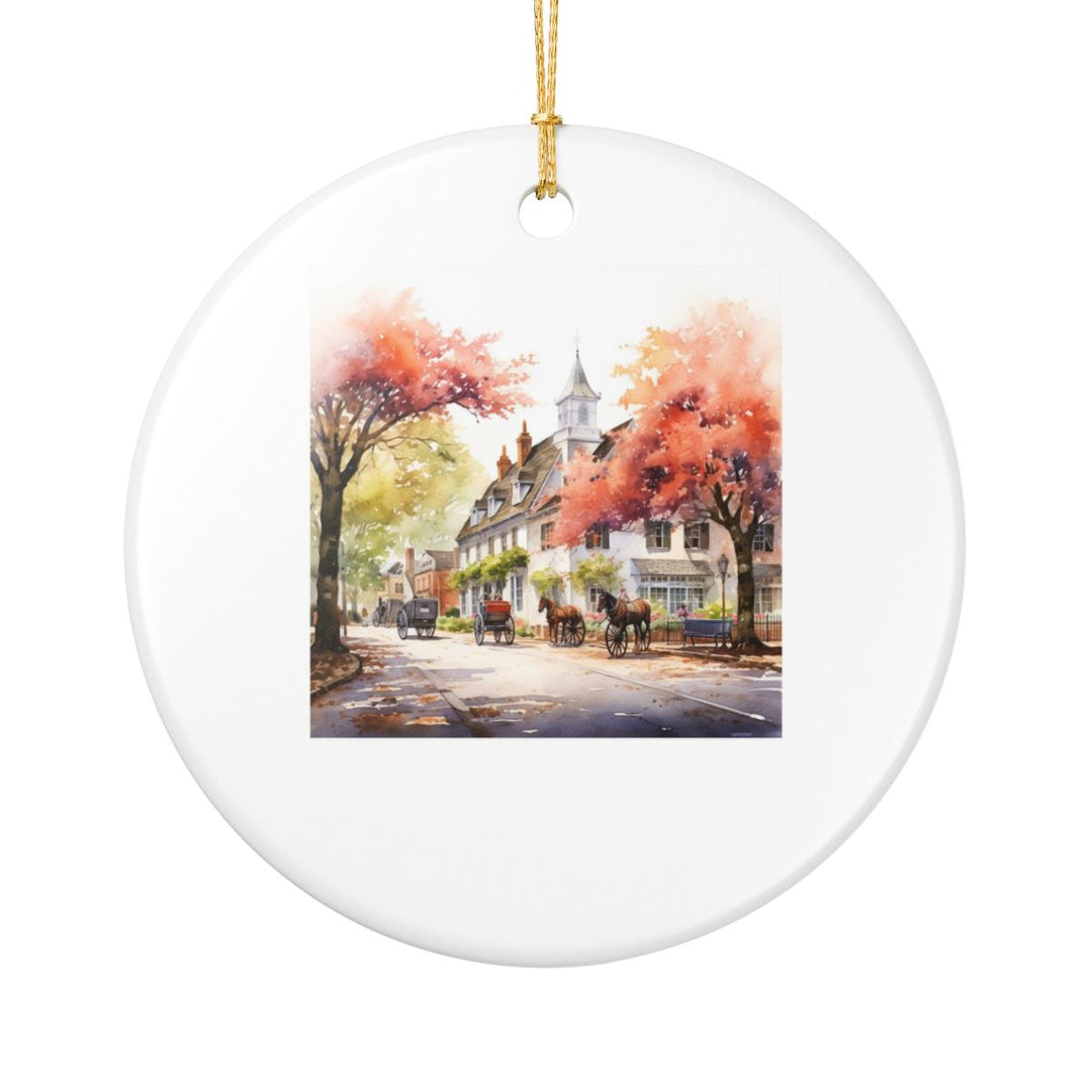 Williamsburg Virginia Ornament: Unique Williamsburg Virginia Souvenir, Williamsburg Virginia Xmas Decor, and Authentic Williamsburg Virginia Gift