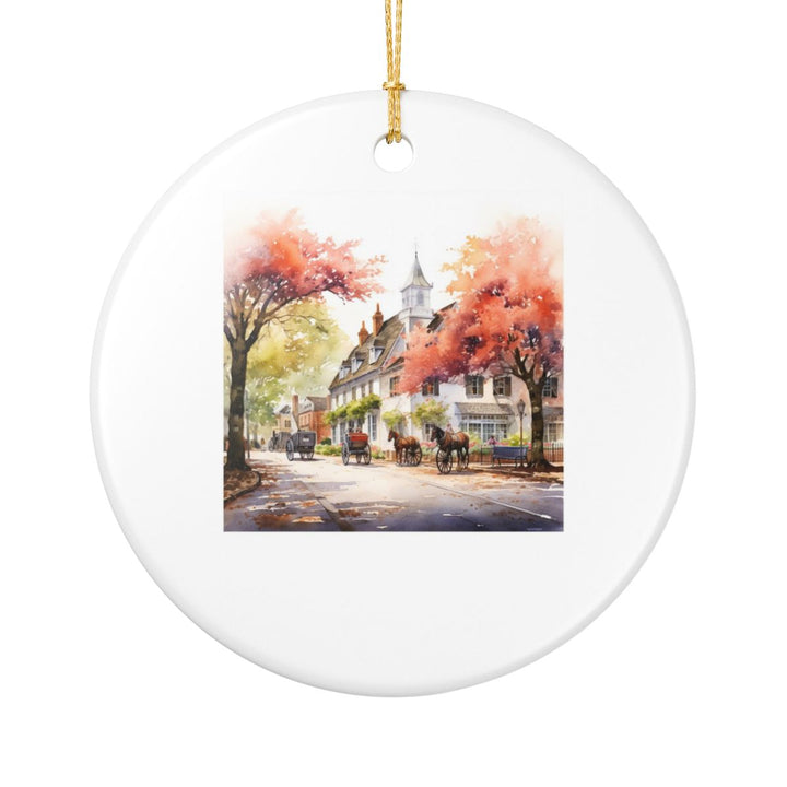 Williamsburg Virginia Ornament: Unique Williamsburg Virginia Souvenir, Williamsburg Virginia Xmas Decor, and Authentic Williamsburg Virginia Gift