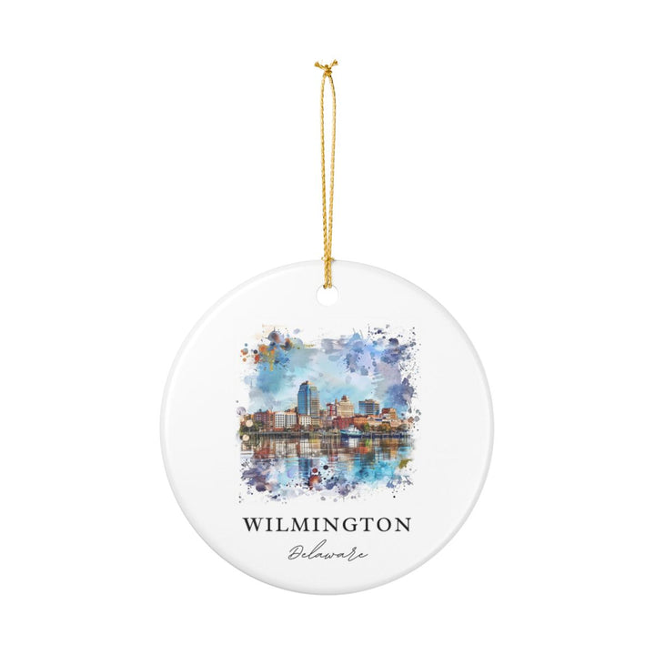 Wilmington Delaware Delaware Ornament: Unique Wilmington Souvenir, Wilmington Delaware Xmas Decor, and Authentic Wilmington Gift