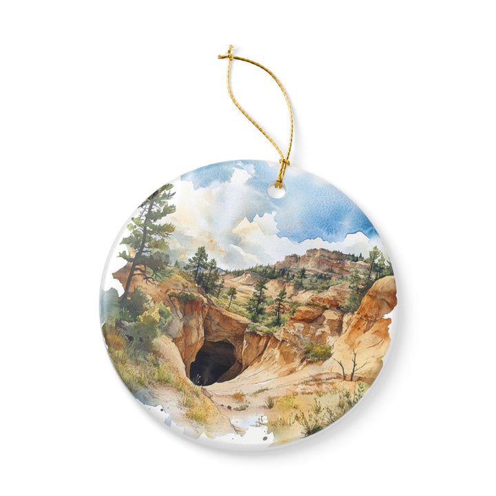Wind Cave National Park USA Ornament: Unique Wind Cave National Park Souvenir, Wind Cave National Park USA Xmas Decor