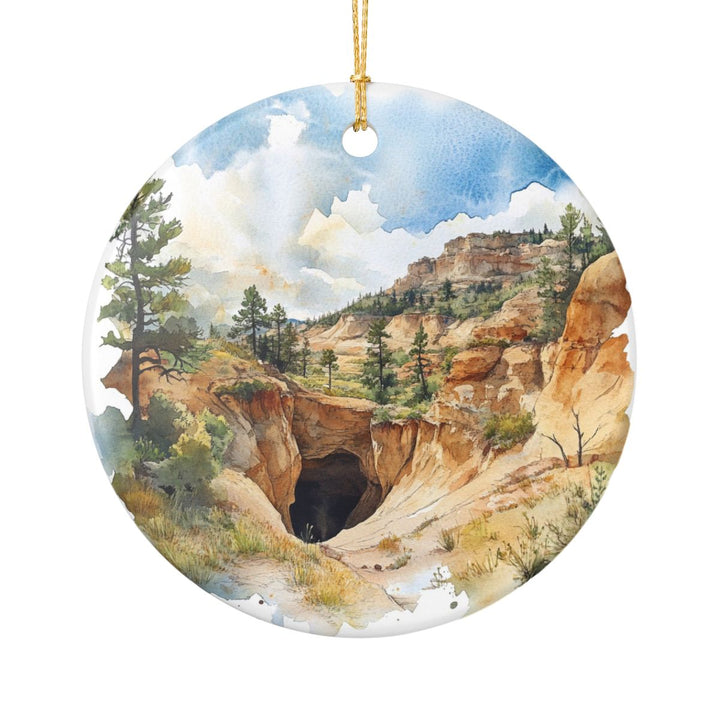 Wind Cave National Park USA Ornament: Unique Wind Cave National Park Souvenir, Wind Cave National Park USA Xmas Decor