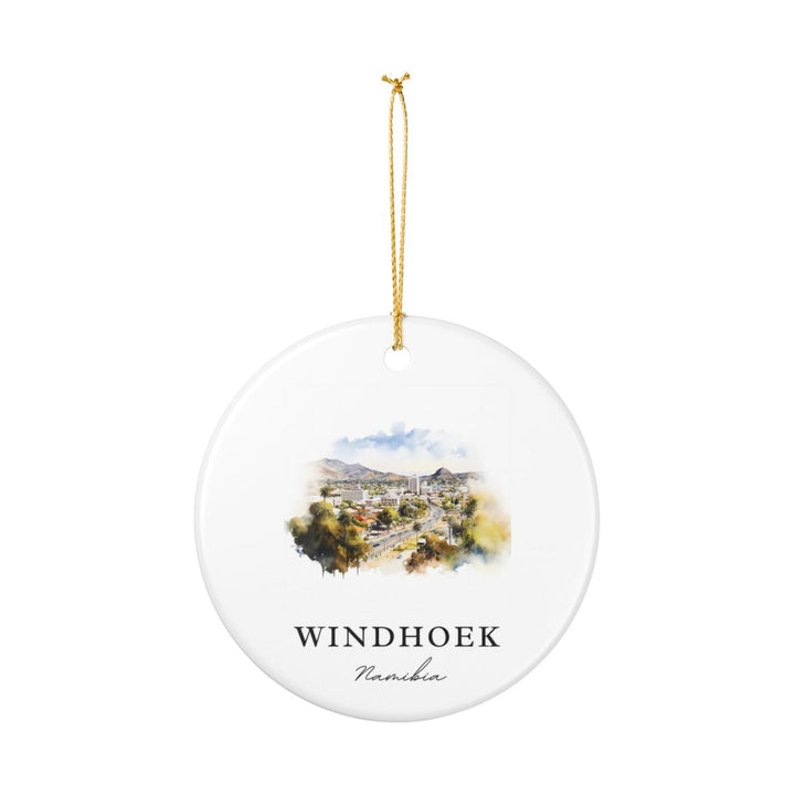 Windhoek Namibia Ornament: Unique Windhoek Souvenir, Windhoek Namibia Xmas Decor, and Authentic Windhoek Gift