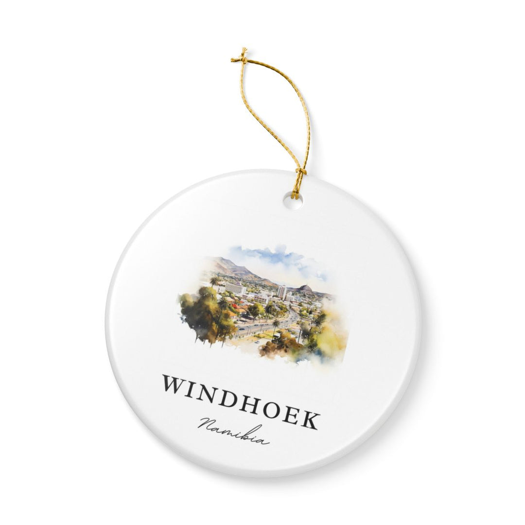 Windhoek Namibia Ornament: Unique Windhoek Souvenir, Windhoek Namibia Xmas Decor, and Authentic Windhoek Gift