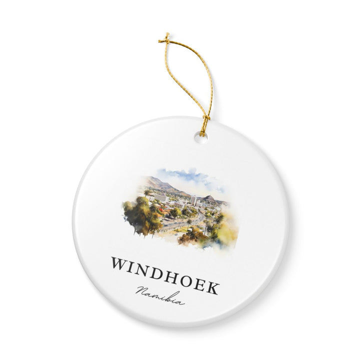 Windhoek Namibia Ornament: Unique Windhoek Souvenir, Windhoek Namibia Xmas Decor, and Authentic Windhoek Gift