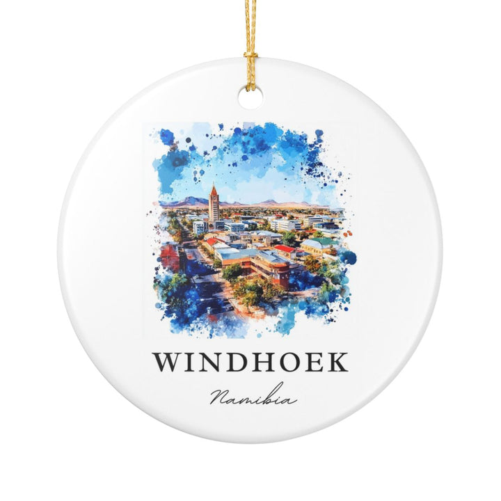 Windhoek Namibia Ornament: Unique Windhoek Souvenir, Windhoek Namibia Xmas Decor, and Authentic Windhoek Gift
