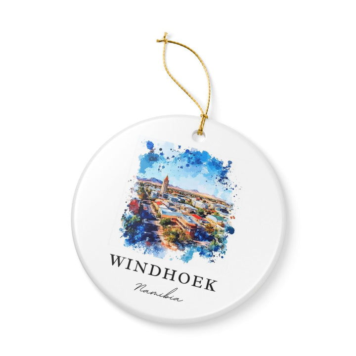 Windhoek Namibia Ornament: Unique Windhoek Souvenir, Windhoek Namibia Xmas Decor, and Authentic Windhoek Gift