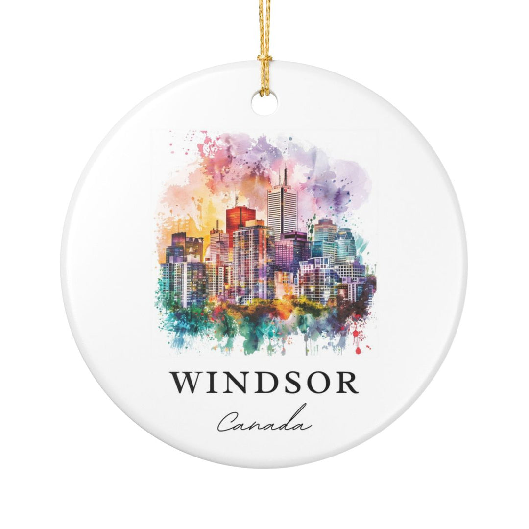Windsor Canada Ornament: Unique Windsor Souvenir, Windsor Canada Xmas Decor, and Authentic Windsor Gift
