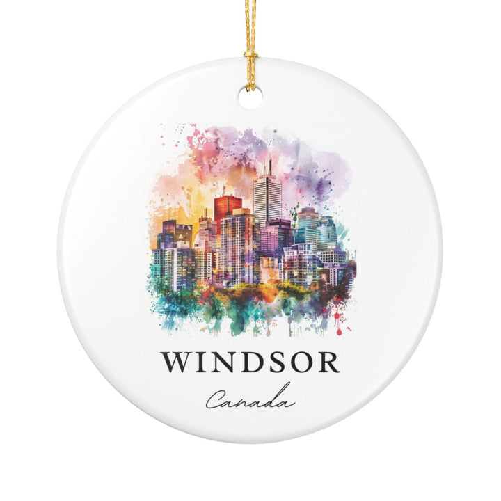 Windsor Canada Ornament: Unique Windsor Souvenir, Windsor Canada Xmas Decor, and Authentic Windsor Gift